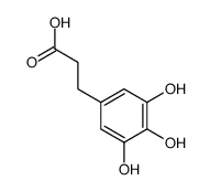 3-(3,4,5-trihydroxyphenyl)propanoic acid Structure