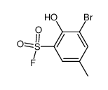 5-bromo-4-hydroxy-toluene-3-sulfonyl fluoride结构式