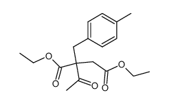 diethyl 2-acetyl-2-(4-methylbenzyl)succinate结构式