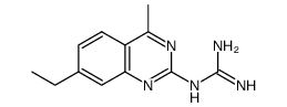 Guanidine, (7-ethyl-4-methyl-2-quinazolinyl)- (9CI) picture