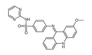 4-[(2-methoxyacridin-9-yl)amino]-N-pyrimidin-2-ylbenzenesulfonamide结构式