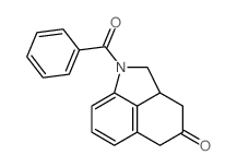 1-benzoyl-2,2a,3,5-tetrahydrobenzo[cd]indol-4-one Structure