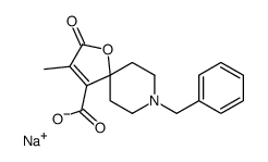 sodium,8-benzyl-3-methyl-2-oxo-1-oxa-8-azaspiro[4.5]dec-3-ene-4-carboxylate Structure