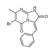 3-benzylidene-6-bromo-7-methyl-8H-imidazo[1,2-a]pyrimidine-2,5-dione结构式