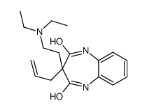 3-Allyl-3-[2-(diethylamino)ethyl]-1H-1,5-benzodiazepine-2,4(3H,5H)-dione Structure