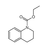 3,4-Dihydro-1(2H)-quinolinecarboxylic acid ethyl ester structure