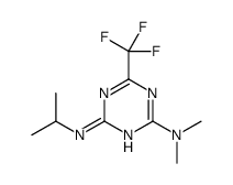 6-(Trifluoromethyl)-N'-isopropyl-N,N-dimethyl-1,3,5-triazine-2,4-diamine结构式