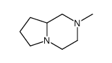 2-methyl-3,4,6,7,8,8a-hexahydro-1H-pyrrolo[1,2-a]pyrazine结构式