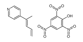 4-penta-2,4-dien-2-ylpyridine,2,4,6-trinitrophenol Structure