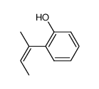 2-((Z)-1-Methyl-propenyl)-phenol Structure