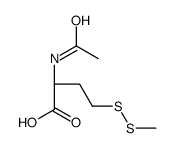 (2R)-2-acetamido-4-(methyldisulfanyl)butanoic acid结构式