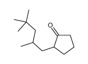 2-(2,4,4-trimethylpentyl)cyclopentan-1-one结构式