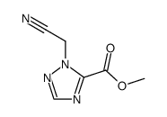 1H-1,2,4-Triazole-5-carboxylicacid,1-(cyanomethyl)-,methylester(9CI) Structure