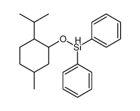 (5-methyl-2-propan-2-ylcyclohexyl)oxy-diphenylsilane Structure