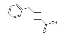 3-Benzylcyclobutanecarboxylic acid结构式