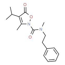 2(5H)-Isoxazolecarboxamide,N,3-dimethyl-4-(1-methylethyl)-5-oxo-N-(2-phenylethyl)- picture