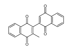 3-Methyl-2,2'-bi-1,4-naphthochinon Structure