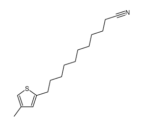 11-(4-methylthiophen-2-yl)undecanenitrile Structure