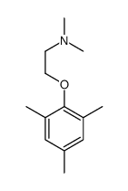 N,N-dimethyl-2-(2,4,6-trimethylphenoxy)ethanamine结构式