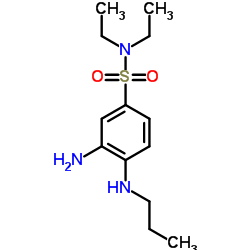 3-Amino-N,N-diethyl-4-(propylamino)benzenesulfonamide structure