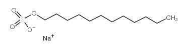 sodium dodecyl sulfate Structure