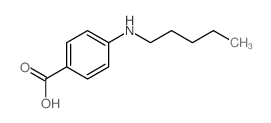 4-(pentylamino)benzoic acid Structure