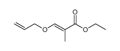 2-carbethoxy-1-propenyl ether结构式