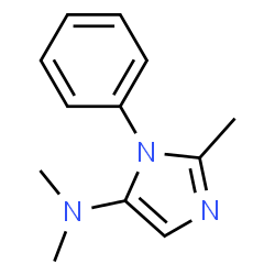 1H-Imidazol-5-amine,N,N,2-trimethyl-1-phenyl-(9CI)结构式