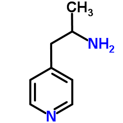 1-(吡啶-4-基)-2-丙胺结构式