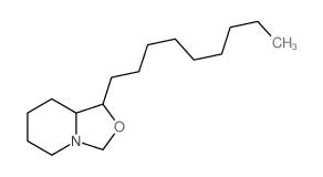 3H-Oxazolo[3,4-a]pyridine,hexahydro-1-nonyl-结构式