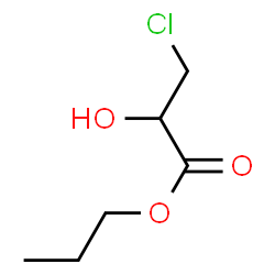 Propanoic acid,3-chloro-2-hydroxy-,propyl ester Structure