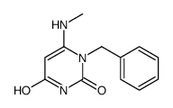 1-benzyl-6-(methylamino)pyrimidine-2,4-dione结构式