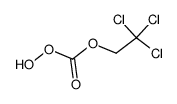 2,2,2-trichloroethylperoxycarbonic acid Structure