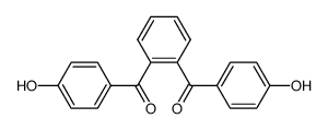 1,2-bis-(4-hydroxy-benzoyl)-benzene Structure