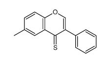 6-methyl-3-phenylchromene-4-thione Structure