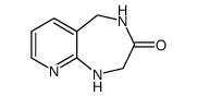 1H,2H,3H,4H,5H-Pyrido[2,3-e][1,4]diazepin-3-one Structure