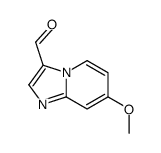 IMidazo[1,2-a]pyridine-3-carboxaldehyde, 7-Methoxy-结构式