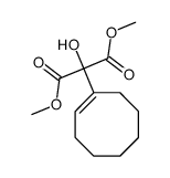 dimethyl 2-(cycloocten-1-yl)-2-hydroxypropanedioate结构式