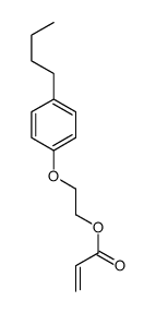 2-(4-butylphenoxy)ethyl prop-2-enoate Structure