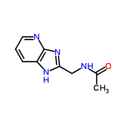 N-(1H-Imidazo[4,5-b]pyridin-2-ylmethyl)acetamide结构式