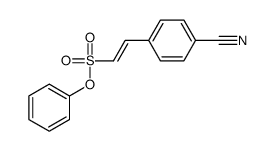 phenyl 2-(4-cyanophenyl)ethenesulfonate结构式