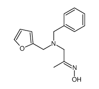 N-[1-[benzyl(furan-2-ylmethyl)amino]propan-2-ylidene]hydroxylamine结构式