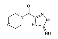 (3-amino-1H-1,2,4-triazol-5-yl)-morpholin-4-ylmethanone structure