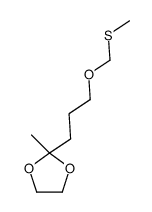 2-methyl-2-[3-(methylsulfanylmethoxy)propyl]-1,3-dioxolane Structure