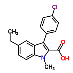 3-(4-Chlorophenyl)-5-ethyl-1-methyl-1H-indole-2-carboxylic acid picture