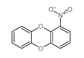 1-nitrodibenzo-p-dioxin Structure