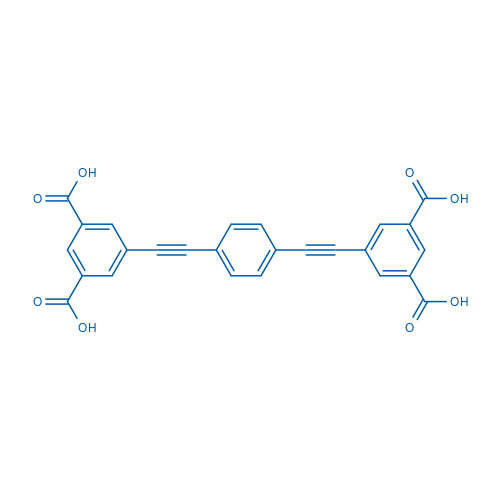 5,5'-(1,4-Phenylenebis(ethyne-2,1-diyl))diisophthalic acid picture