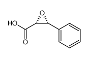 cis-2,3-epoxy-3-phenyl-1-propanoic acid Structure