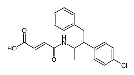 (E)-3-[2-(4-Chloro-phenyl)-1-methyl-3-phenyl-propylcarbamoyl]-acrylic acid Structure