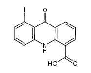 9,10-dihydro-8-iodo-9-oxoacridine-4-carboxylic acid结构式